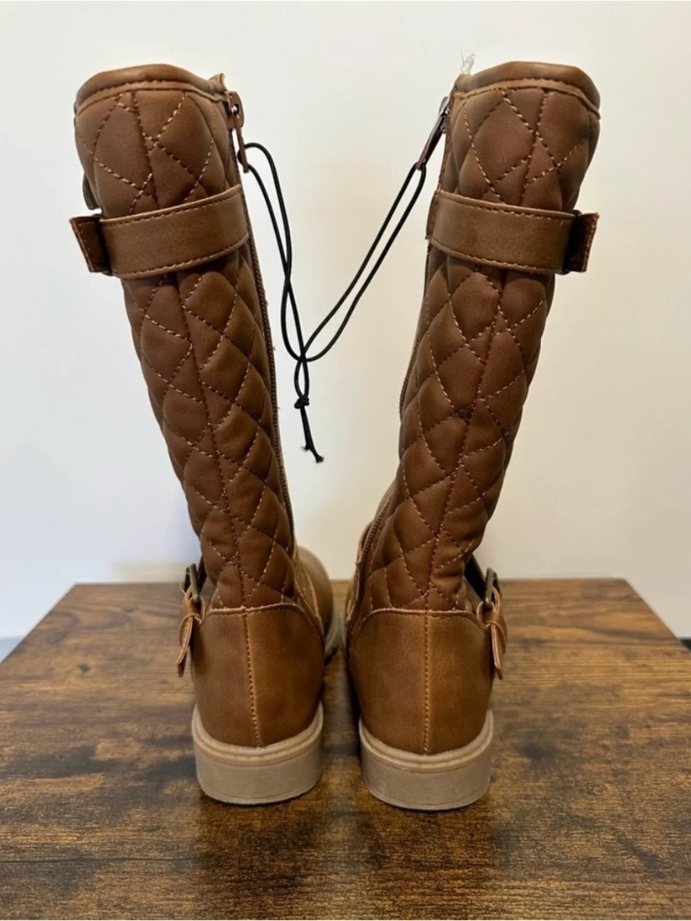 Thereabouts Girls Cognac Hailey Riding Boots NWT Size Little Girls 1